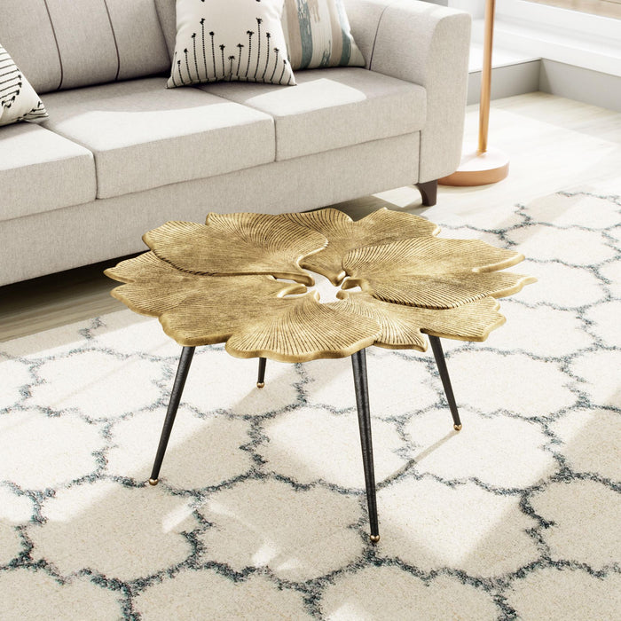 Zuo Gingko Gold Coffee Table