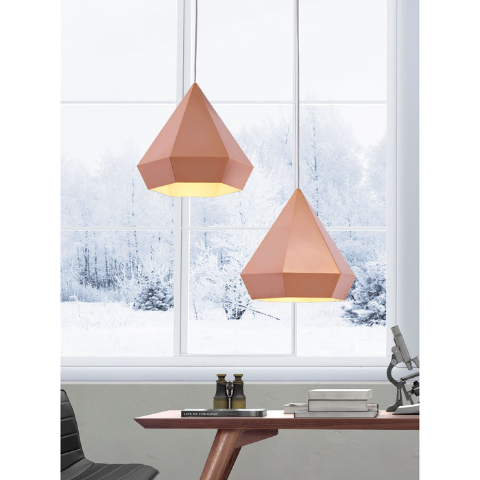 Anderson Teak Forecast Ceiling Modern Lamp Rose Gold