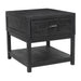 Zuo Surat Black Drawer Side Table