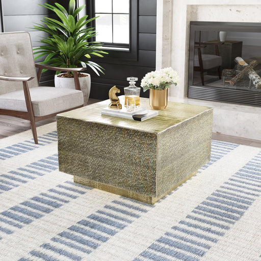 Zuo Mono Gold Square Coffee Table