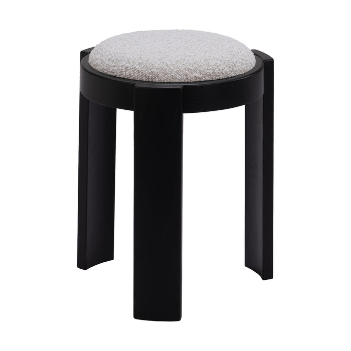 Zuo Modern Banjul Black Ottoman