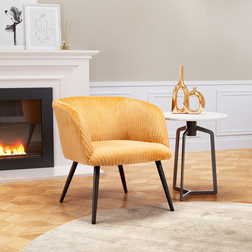 Zuo Modern Papillion Yellow Accent Chair