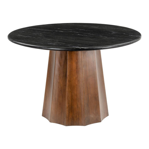 Zuo Aipe Dining Table Black & Brown
