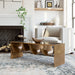 Zuo Reed Brown Rectangular Coffee Table