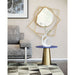 Zuo Vertex Gold Painted Steel Modern Wall Mirror