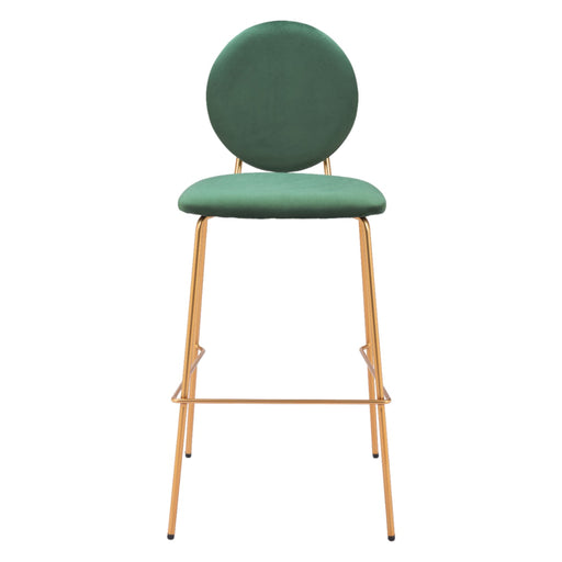 Zuo Odessa Barstool Green