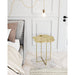 Zuo Lotus Gold Side Table