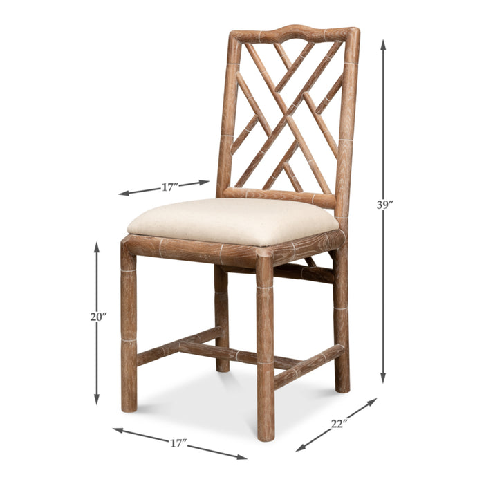 Sarreid Brighton Bamboo Side Chair (Set of 2)