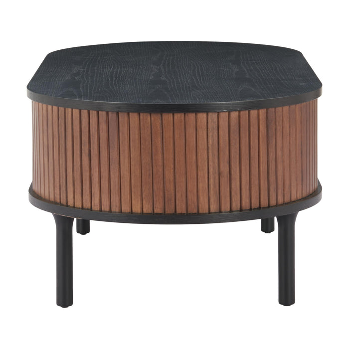 Zuo Koriana Oval Wood Coffee Table