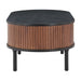 Zuo Koriana Oval Wood Coffee Table