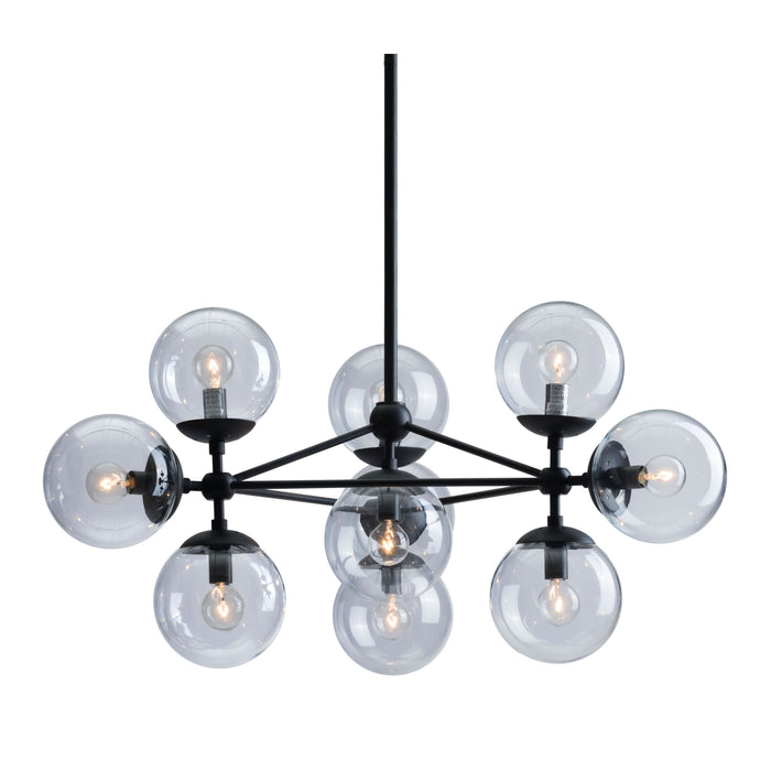 Anderson Teak Belfast Mid-Century Modern Black Ceiling Lamp