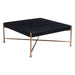 Zuo Nazaire Black Square Coffee Table