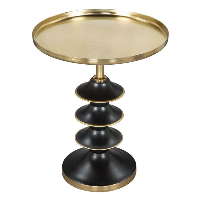 Zuo Donahue Round Gold Side Table