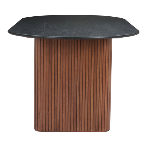 Zuo Lassig Dining Table Black & Walnut