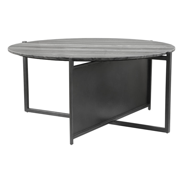 Zuo Mcbride Grey Marble Coffee Table