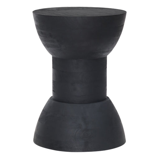 Zuo Wisdom Round Black Side Table