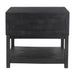 Zuo Surat Black Drawer Side Table