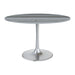 Zuo Star City Dining Table Gray & Silver