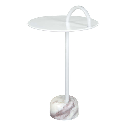 Zuo Will White Side Table