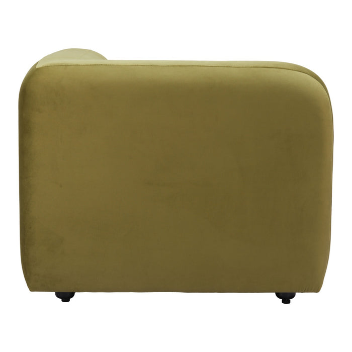 Zuo Modern Biak Green Corner Chair