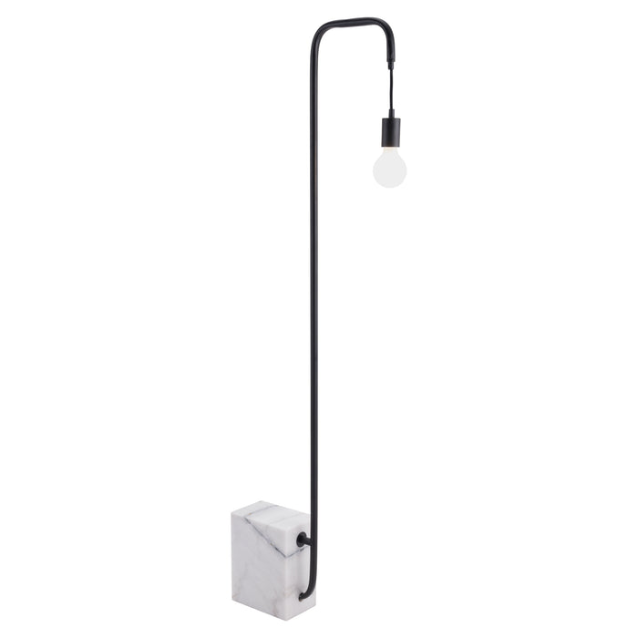 Zuo Lancia Modern Elegance Industrial Floor Lamp Black