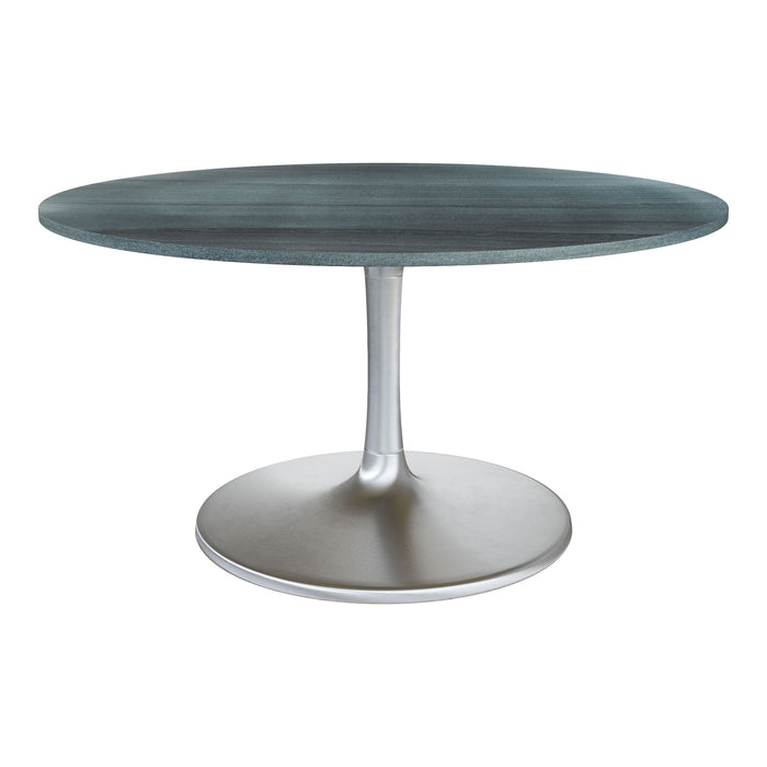 Zuo Metropolis Dining Table Gray & Silver