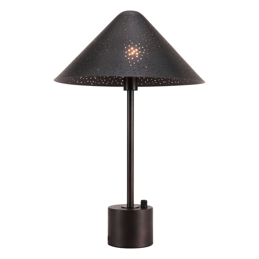 Zuo Cardo Modern Electroplated Steel Black Table Lamp