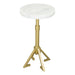 Zuo Maurice White Marble Side Table