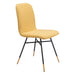 Zuo Var Yellow Dining Chair