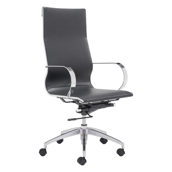 Zuo Glider High Back Modern Executive Office Chair Black