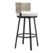 Zuo Modern Midnight Wave Outdoor Barstool