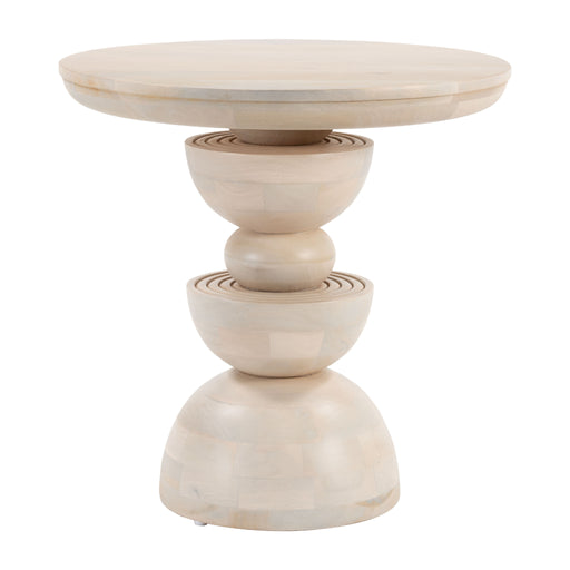 Zuo Bilanka Round Wood Accent Table