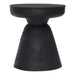 Zuo Sage Round Black Side Table