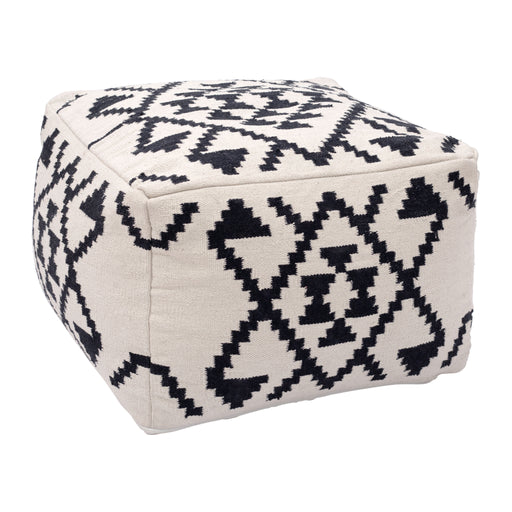 Zuo Modern Lizardo White Ottoman