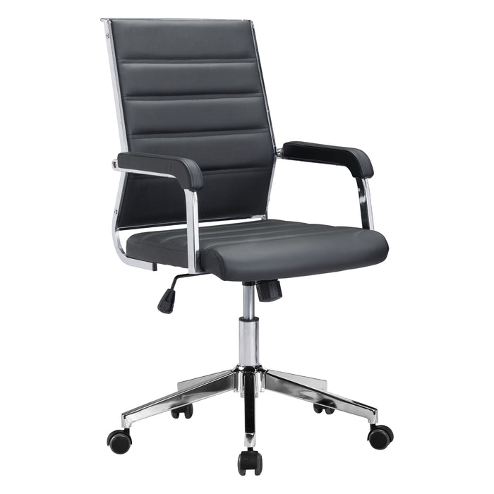 Liderato Modern Office Chair by Zuo, Black