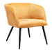 Zuo Modern Papillion Yellow Accent Chair