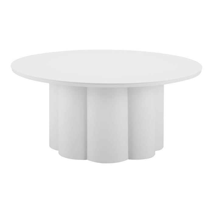 Zuo Palmier Sleek and Modern Elegance Coffee Table White