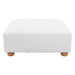 Zuo Modern Tayte White Ottoman