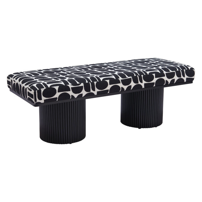 Botoia Bench Black & White