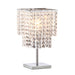 Zuo Falling Stars Modern Chromed Steel Glass Table Lamp Chrome