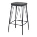 Zuo Samuel Black Barstool