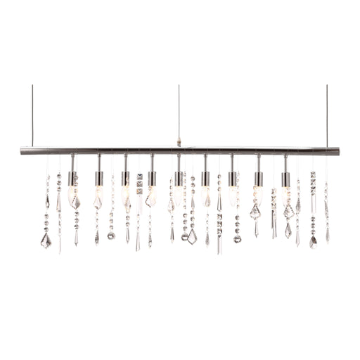 Zuo Shooting Stars Modern Chrome Finish Ceiling Lamp Chrome