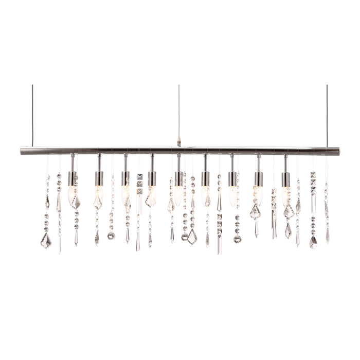 Zuo Shooting Stars Modern Chrome Finish Ceiling Lamp Chrome