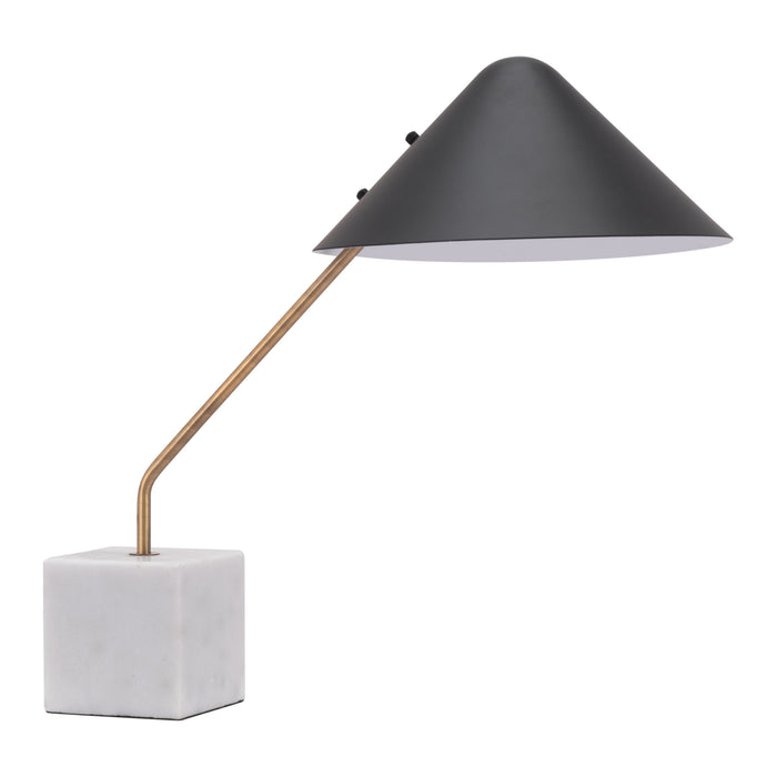 Zuo Pike Black & White Adjustable Retro Modern Table Lamp