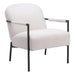 Zuo Modern Chicago White Accent Chair