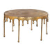 Zuo Drip Round Gold Coffee Table