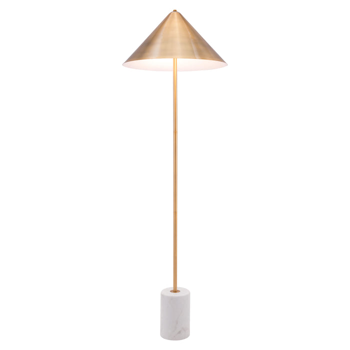 Zuo Bianca Elegant Modern Design with Marble Base Floor Lamp 