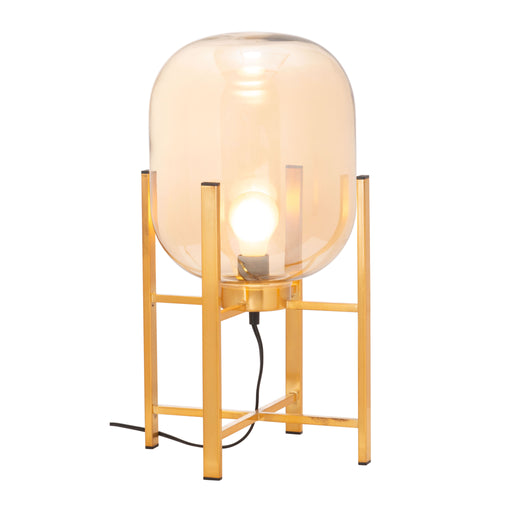 Zuo Wonderwall Modern Design with Tinted Glass Gold Table Lamp