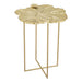 Zuo Lotus Gold Side Table