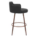 Zuo Kono Swivel Barstool Black